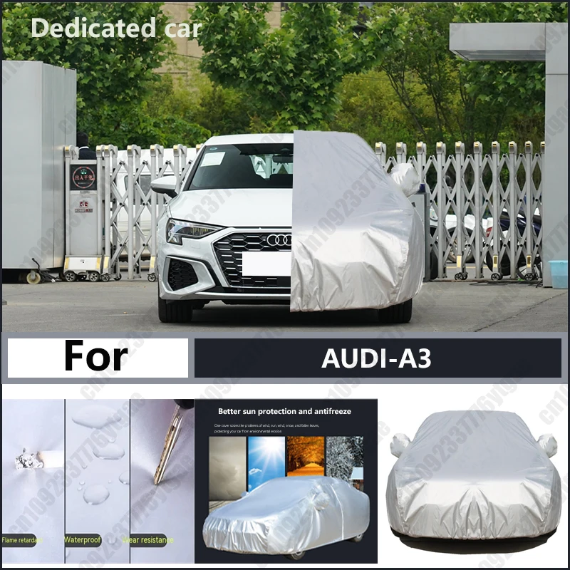 

For AUDI-A3 Oxford cloth car cover for sun protection, rain resistance, and all season special car dust cover