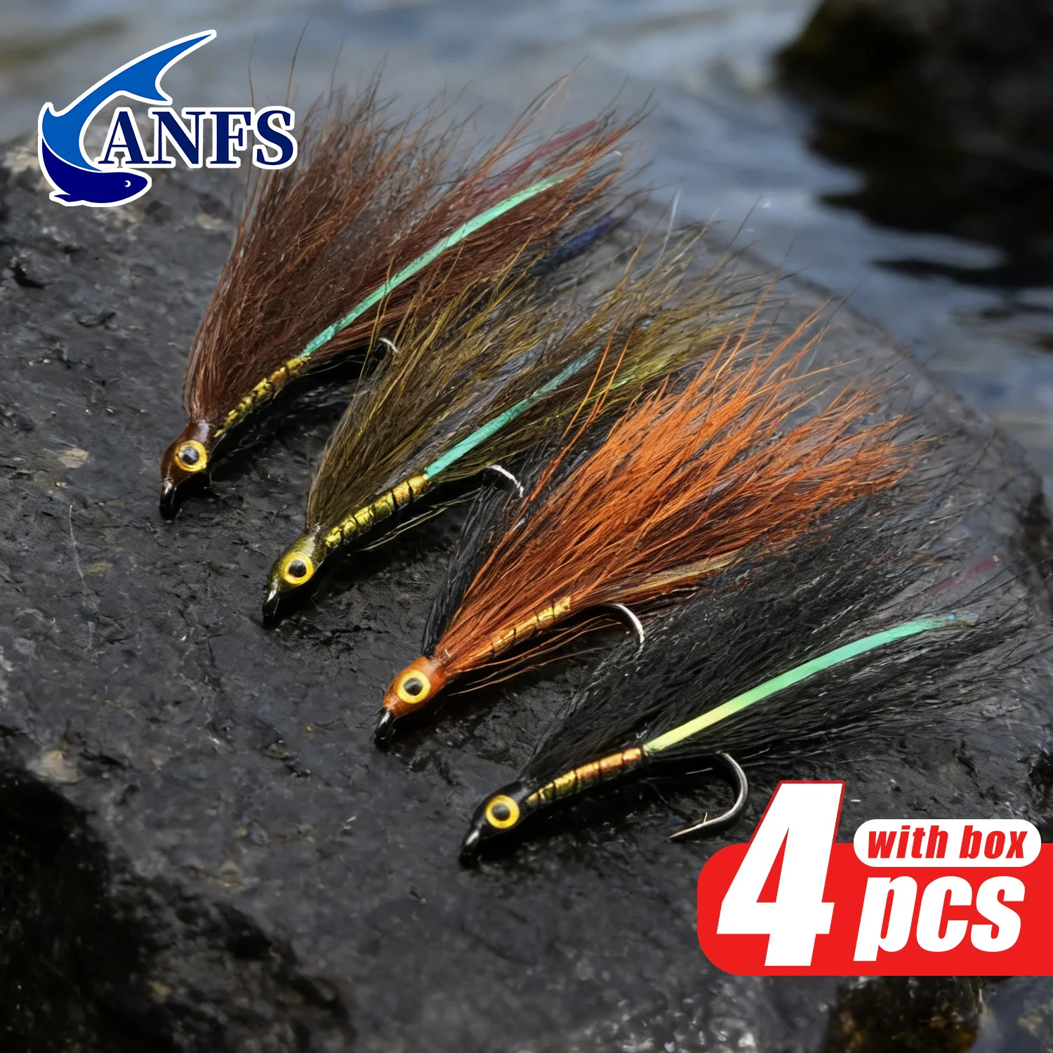 brown trout fly lure 24pk Western Assortment this brown trout imitation is lethal Fly Patterns Articulated Trout Streamers
