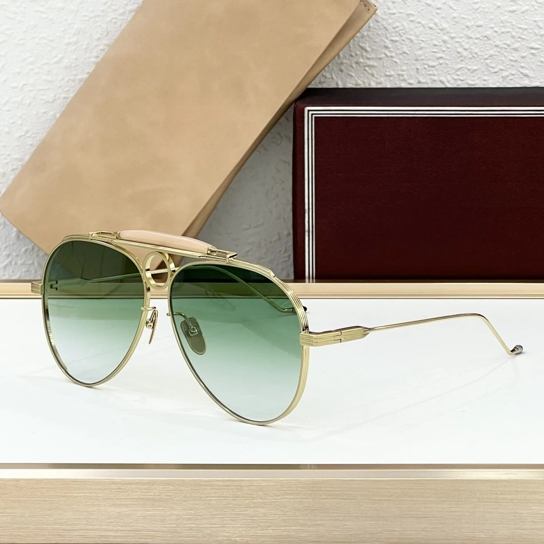 للجنسين جولة مزدوجة جسر سبائك معدنية الرجال النظارات الشمسية DUKE أزياء النظارات الشمسية رجل أنيق المرأة العدسات