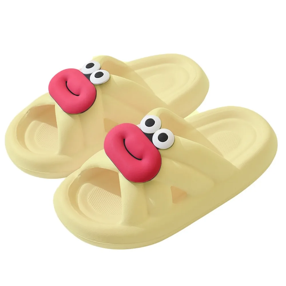 

Cute Soft Soled Platform Slippers Anti Slip Funny Lips Slippers Women Shoes EVA Slides Sandals Bathroom