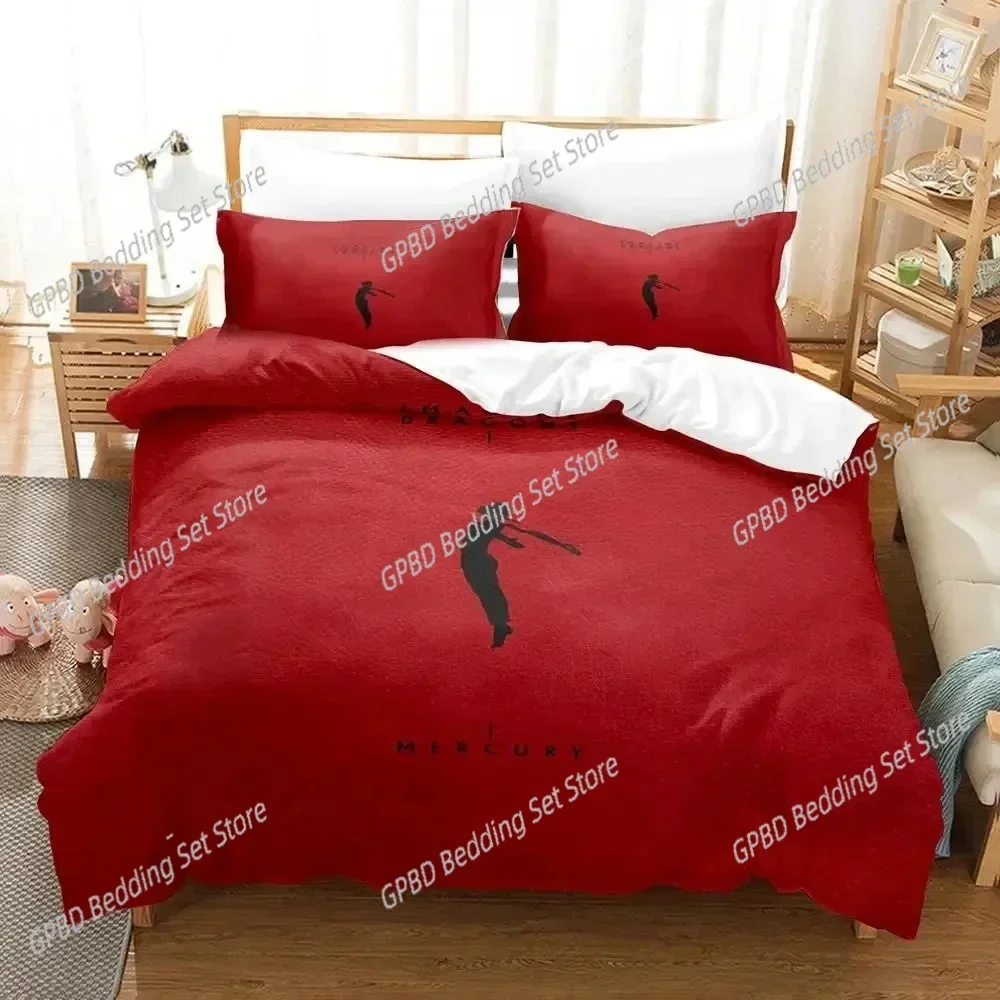 3D Print Imagine Dragons Album Cover Bedding Set Duvet Cover Bed Set Quilt Cover Pillowcase Comforter king Queen Size Boys Adult