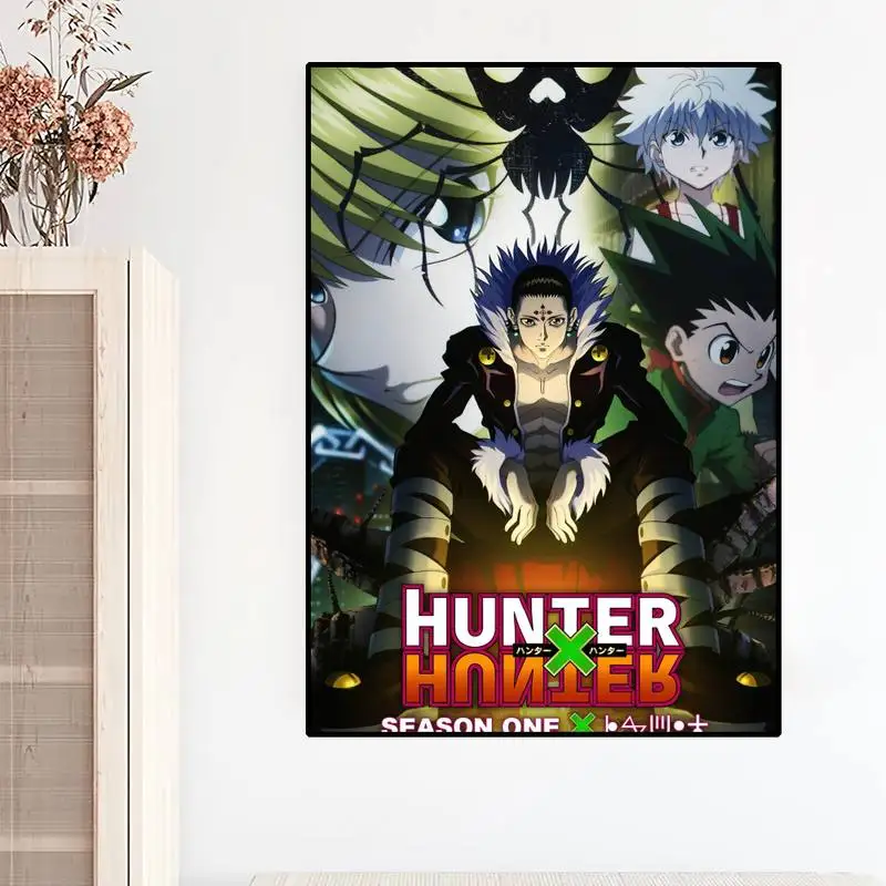 Anime HUNTER x HUNTER Gon Zoldyck Hisoka POSTER Poster stampe pittura murale camera da letto soggiorno decorazione casa