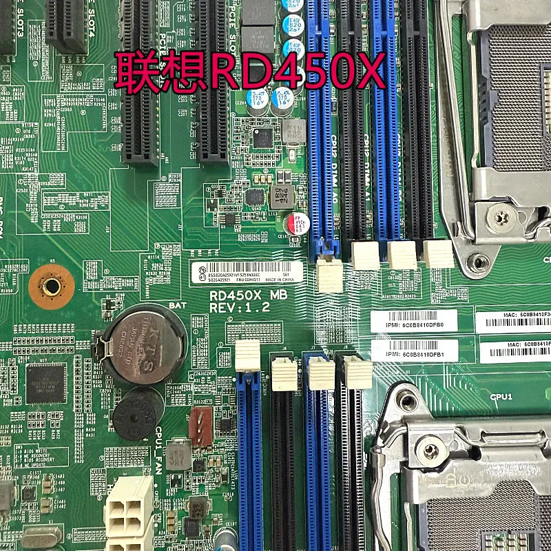 10 Gigabit with switch line RD450X main board Dual X99 server main board C612 chip E-ATX, 2680v4 support single display