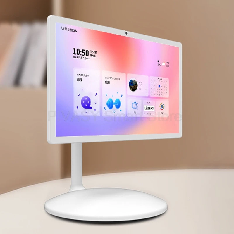 For Fitness interactive with Floor Stand Touch Screen 24.5 Inch Smart TV Rotatable Movable Monitor Wireless Casting Rotatable