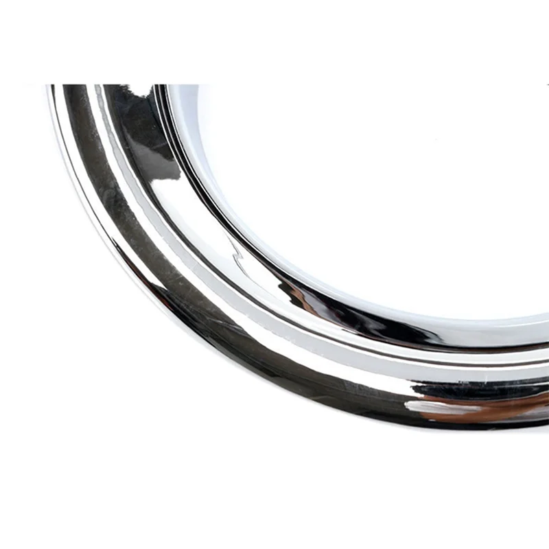 

A22F-1Pair Car Front Bumper Chrome Fog Lamp Trim Rings Cover For Hummer H3 2006-2010 Fog Light Bezel Exterior Decorative