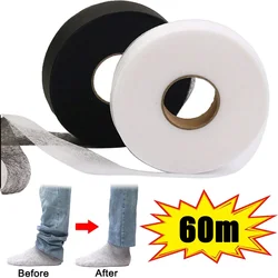 60M Pants Hem Tape Self-Adhesive Edge Shorten Paste Tape DIY Jean Clothes Length Shorten Tools for Household Sewing Accessories