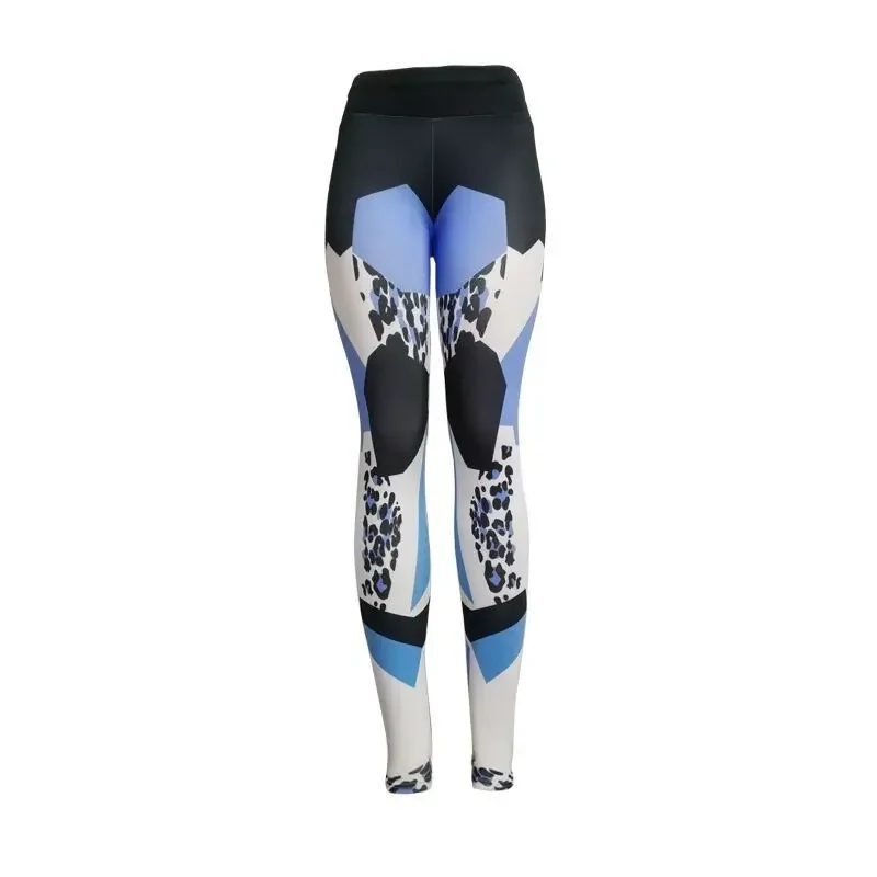 2020 kaguster Geometric honeycomb digital printing Legging athletic high elastic Prints  Ankle-Length active cheap activewears