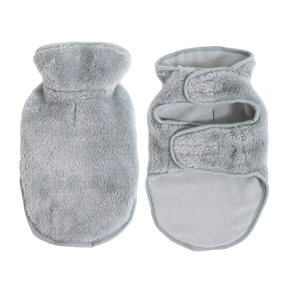 Pet Cat Clothes Fleece Reversible Jacket Sweater For Cats Dogs Soft Fleece Winter Warm Kitten Puppy Padded Vest Apparel Costume