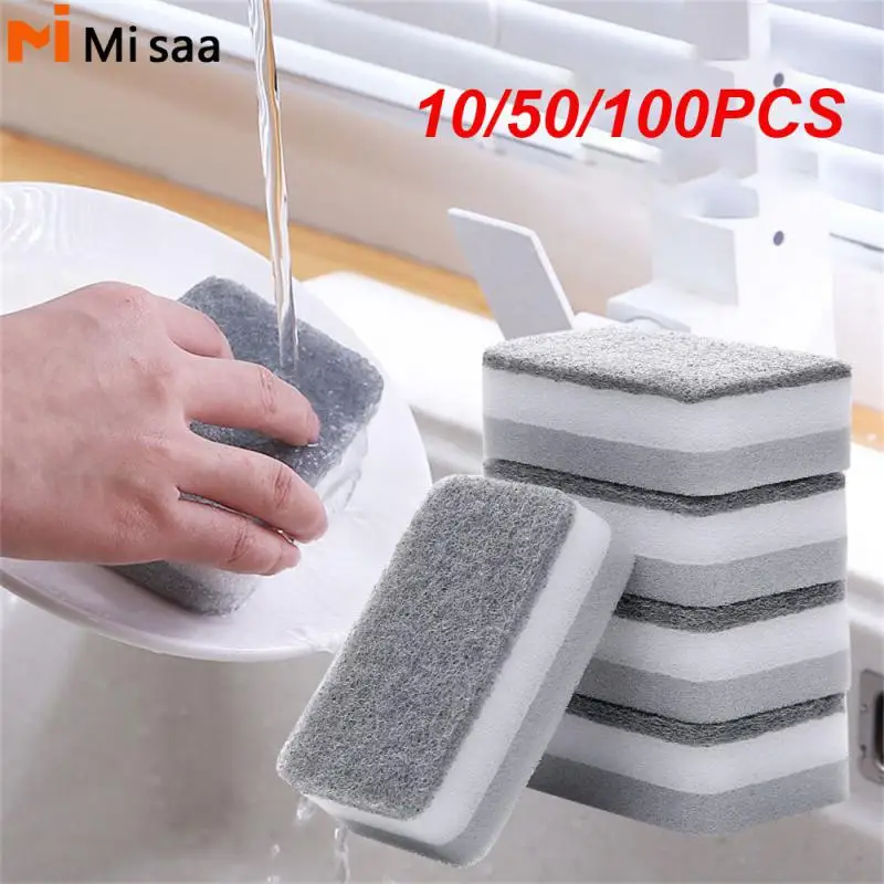 10/50/100PCS Sink Cleaning Cloth Household Use Scouring Pad Reuse Gentle Cleansing Household Daily Necessities