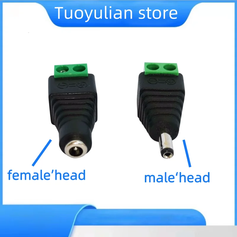 Conector de áudio RCA sem solda, AV Green End, parafuso de 2 núcleos, macho Lotus Plug, Speaker Box, Audio e Video Line Connector