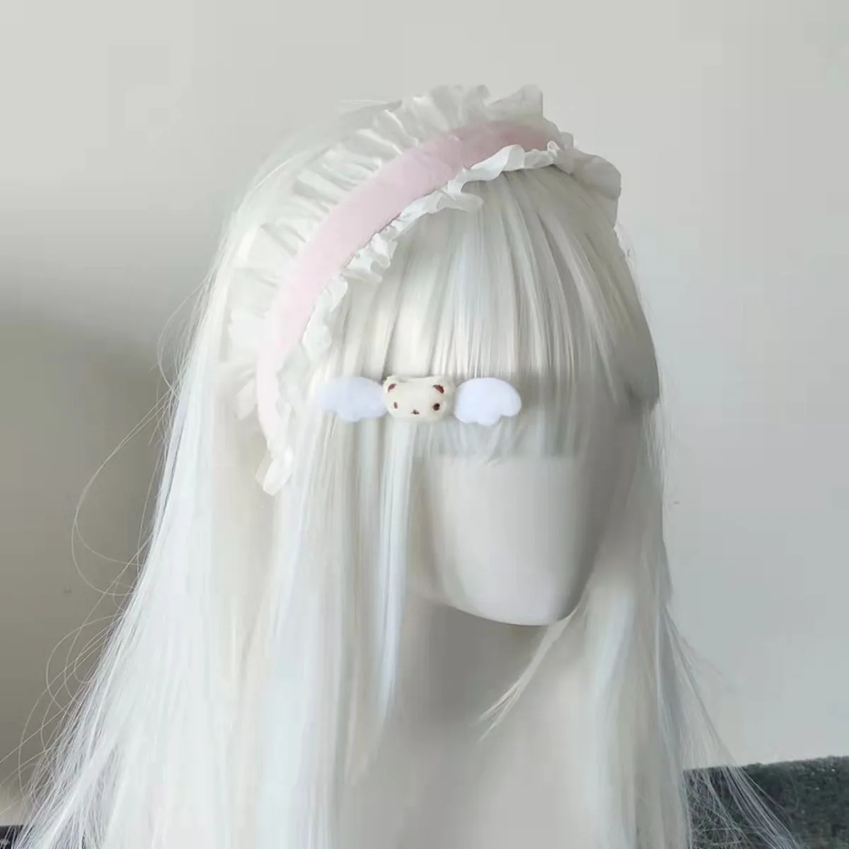Harajuku Gothic Y2K Zoete Kant Haar Hoepel Halloween KC Hoofdband Vrouwen Meisje Lolita Punk Haarbanden Haaraccessoires