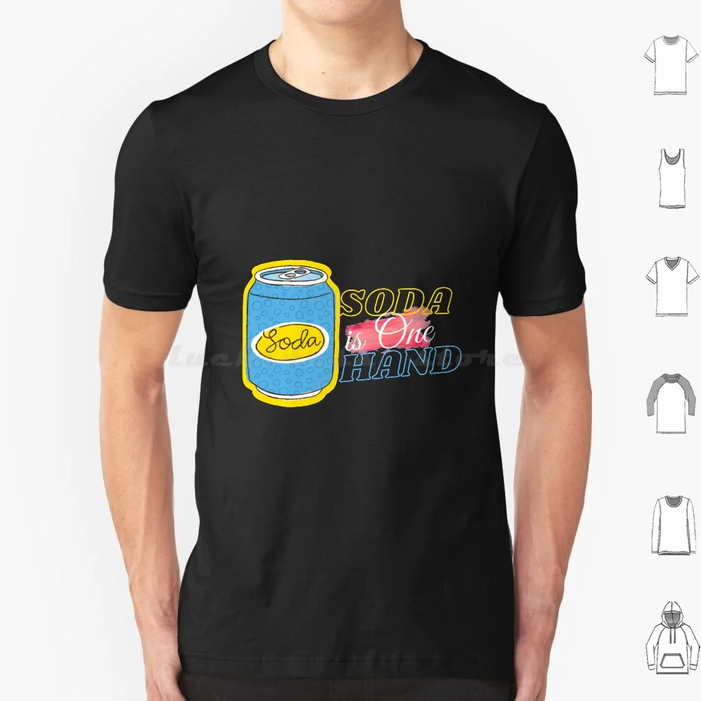 

Soda Is One Hand-Drink Can футболка хлопок для мужчин и женщин DIY принт Cara Pils Bier Colruyt Beer Everyday Tis Cara Trut Drinking