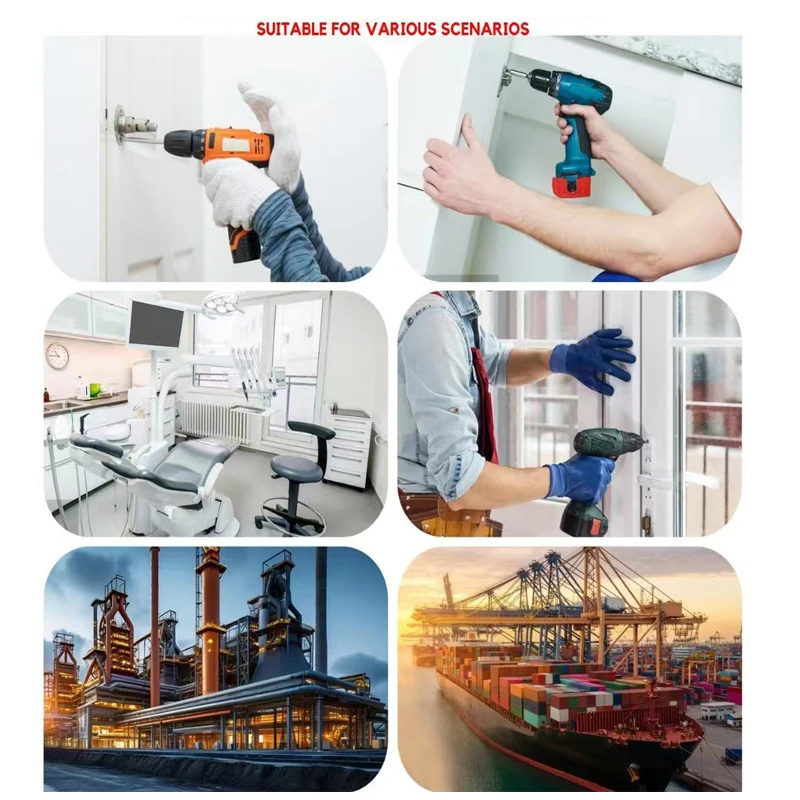 450 قطعة 410 مسامير حفر ذاتية من الفولاذ المقاوم للصدأ # 8 # 10 مجموعات متنوعة من البراغي المعدنية ذات الرأس السداسي بطول 1/2 بوصة إلى 1-1/4 بوصة #6