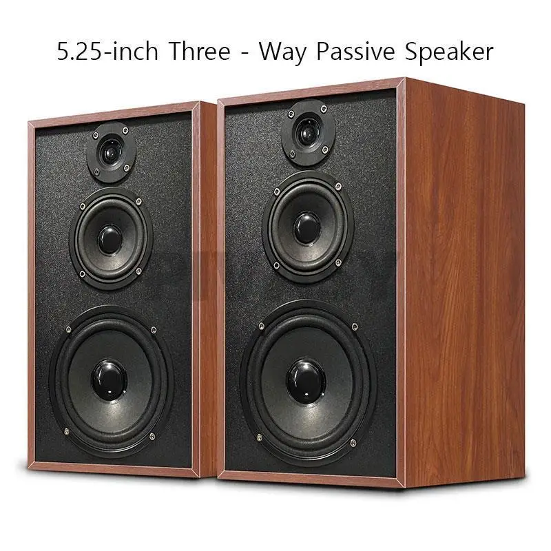 Imagem -03 - High School Low Three-way Speaker Bass Silk Filme Tweeter Hifi Estante Speaker Monitor Passivo Febre Caixa de Som 140w 4ohm