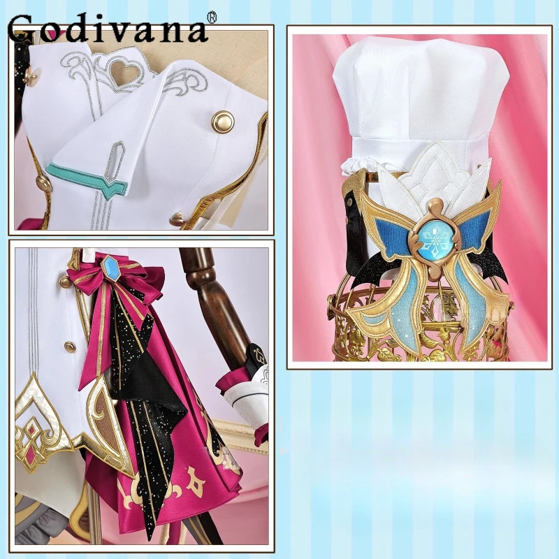 Tail Hat Headwear Accessories Outfit Dress Women Carnival Halloween Animation Dress Set Girls Sweet Party Wig Prop Suits