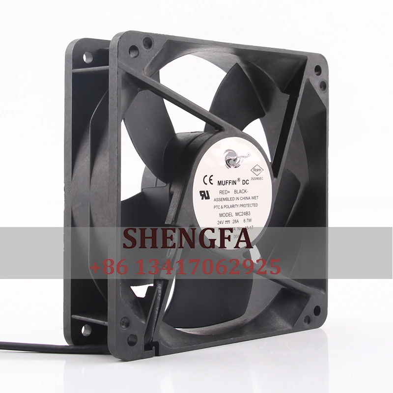 COMAIRROTRON Case Fan  MC24B3 120X120X32MM 24V 0.28A 6.7W 12032 High Airflow Cooling Fan