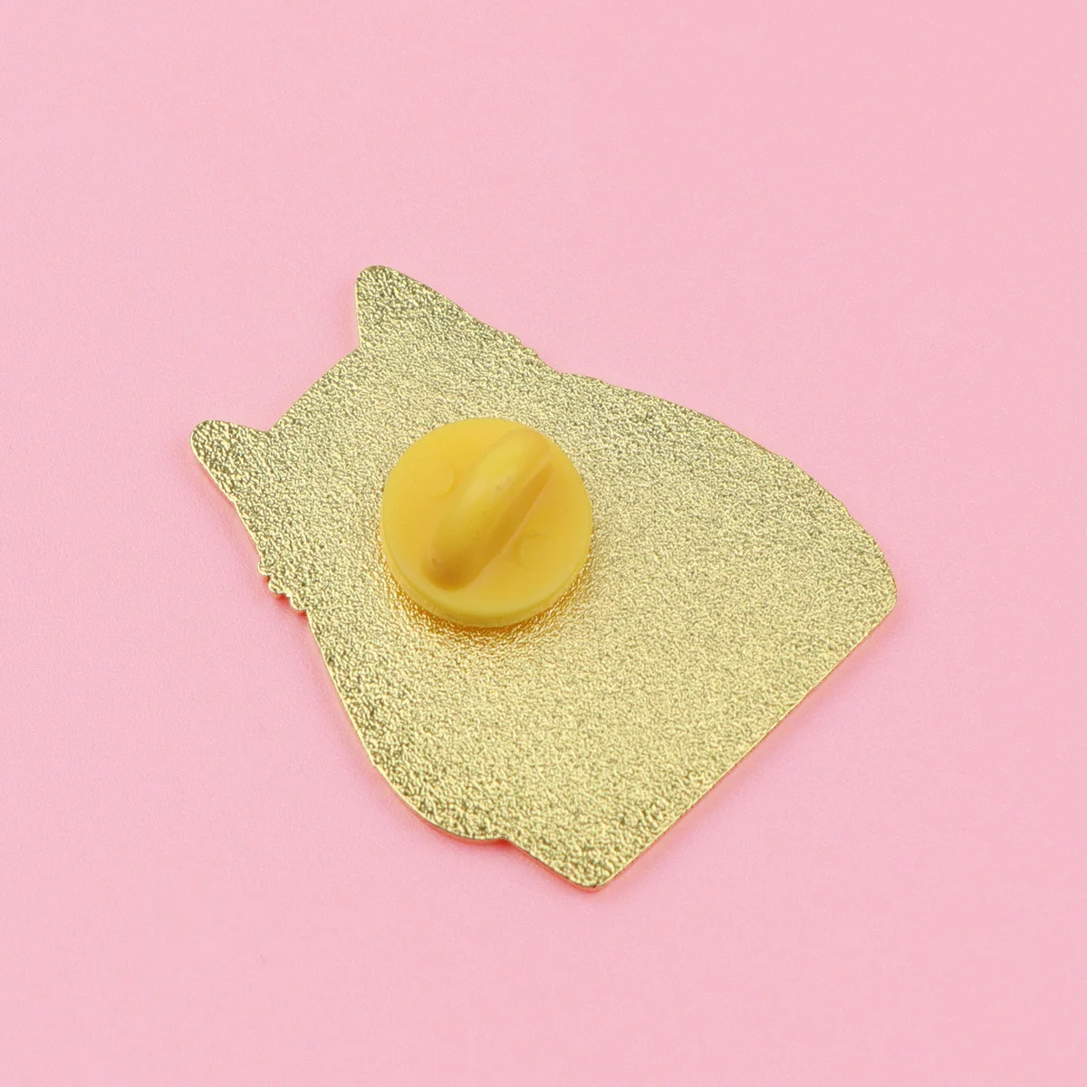 Broche metálico de gatito negro esmaltado para solapa y ropa - imagen 4