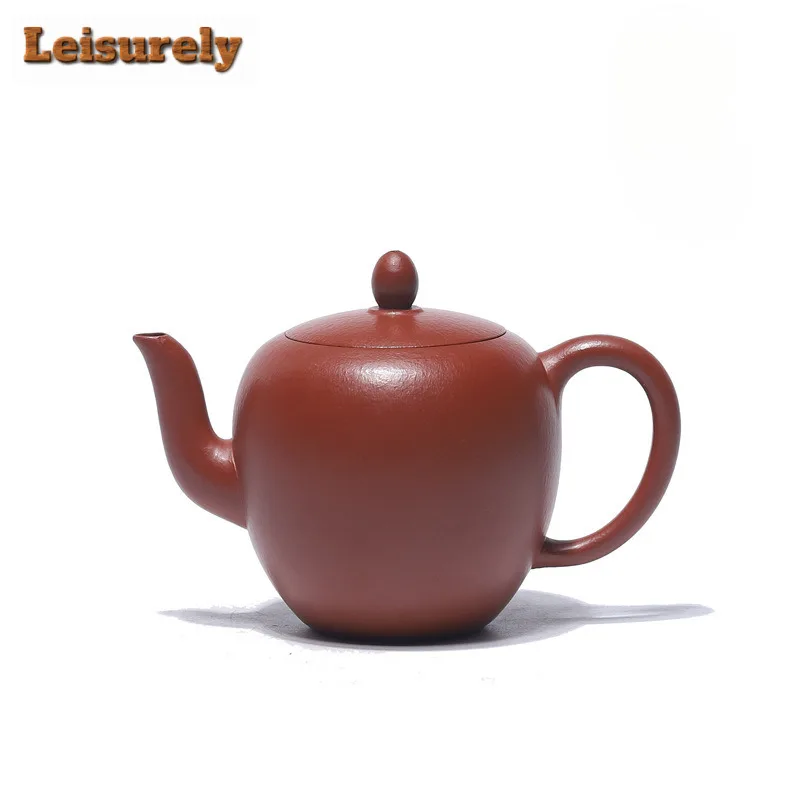 200ml Antique Yixing Purple Clay Teapots Artists Handmade Beauty Shoulder Pot Raw Ore Zhu Mud Kettle Chinese Zisha Tea Set Craft