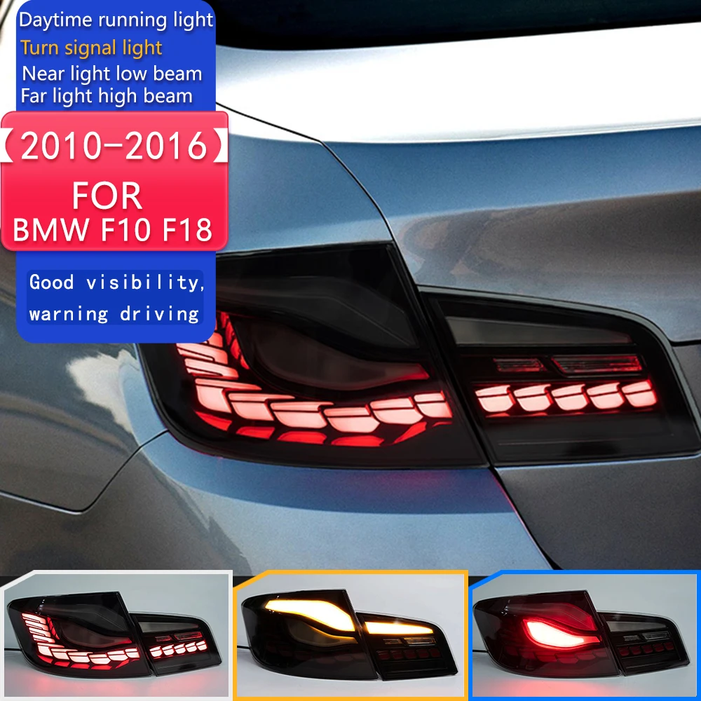 

Стайлинг автомобиля задний фонарь для BMW F10 F18 задний фонарь 2010-2016 5 серии 525i 530i 520i 535i DRL тормозной задний ход автоаксессуары