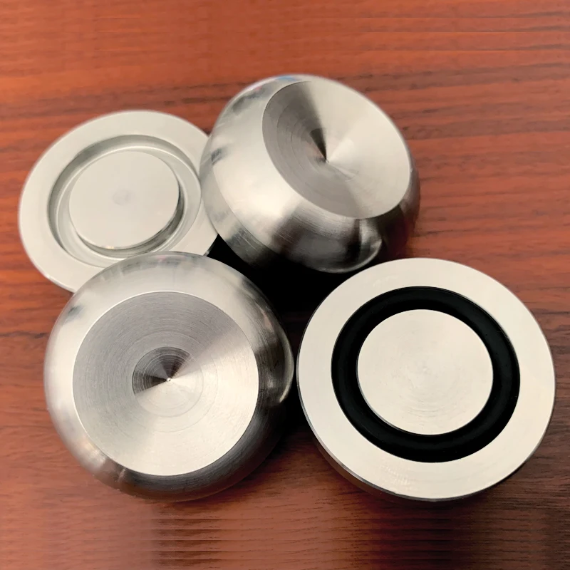 316L الفولاذ المقاوم للصدأ HiFi مكبر صوت مكبر للصوت Preamp DAC مشغل أقراص مضغوطة المضادة للصدمات امتصاص القدم قدم وسادة عزل سبايك