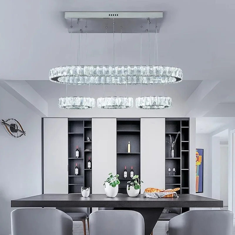 

Nordic Ring Round Led Pendant Lamp Gold Minimalist for Living Dining Table Room Kitchen Island Home Decor Art Lusters Luminaires