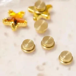 5pcs Manicure rotating jewelry accessories Butterfly lover universal rotating bearings rotatable transfer bead nail decoration