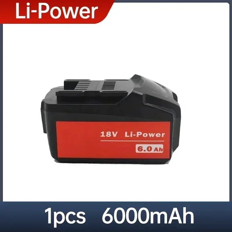 18V 9.0Ah Battery for Metabo Cordless Power Tool Drill Drivers Wrench Hammers for Metabo 18V Battery 9000mah 625592000 625591000