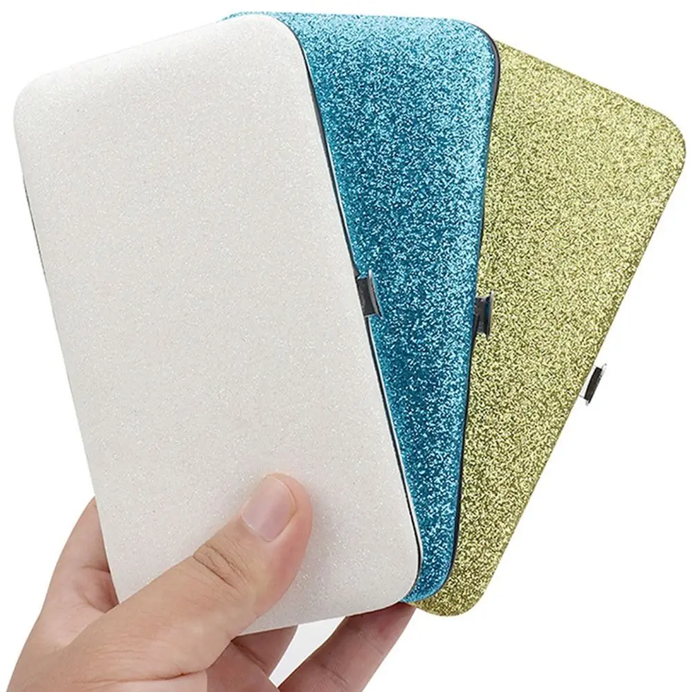 光沢のあるまつげエクステンション用ピンセットボックス PVC保護 7スロット ピンセット収納ボックス ポータブル 10色 まつげピンセットバッグ