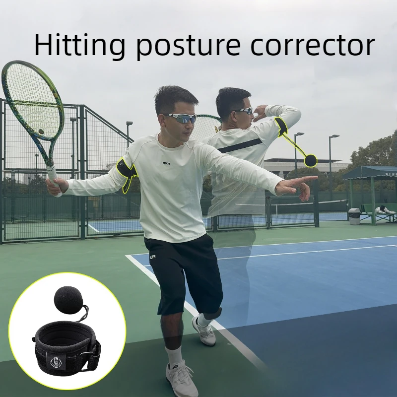 

Adjustable Tennis Swing Correction Posture Straps Beginner Swing Braces Lightweight Swings Trainer Portable Sports Accessories