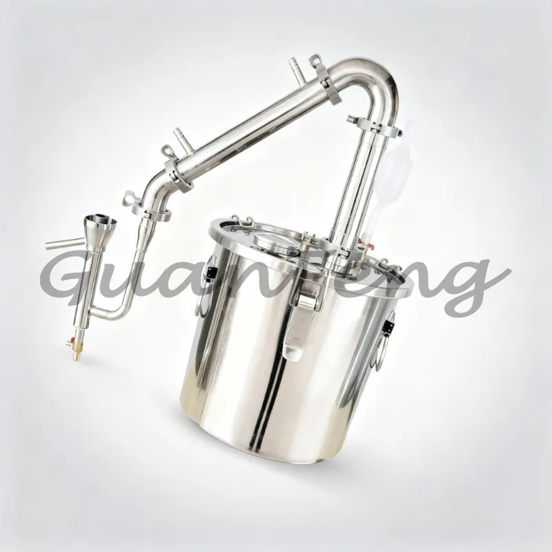 Small distilling pot equipment, household Baijiu stainless steel distiller, Baijiu brewing project