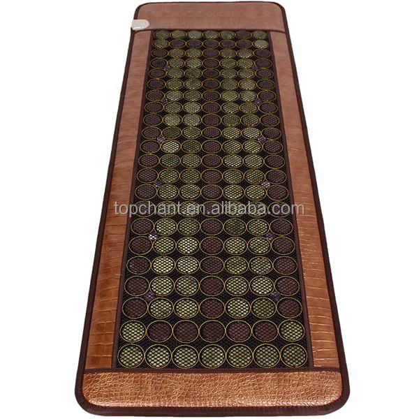 Electric Shiatsu Jade & Tourmaline Massage Mat With FAR Infrared Pad For Healing And Balance the Body Home Use Massager