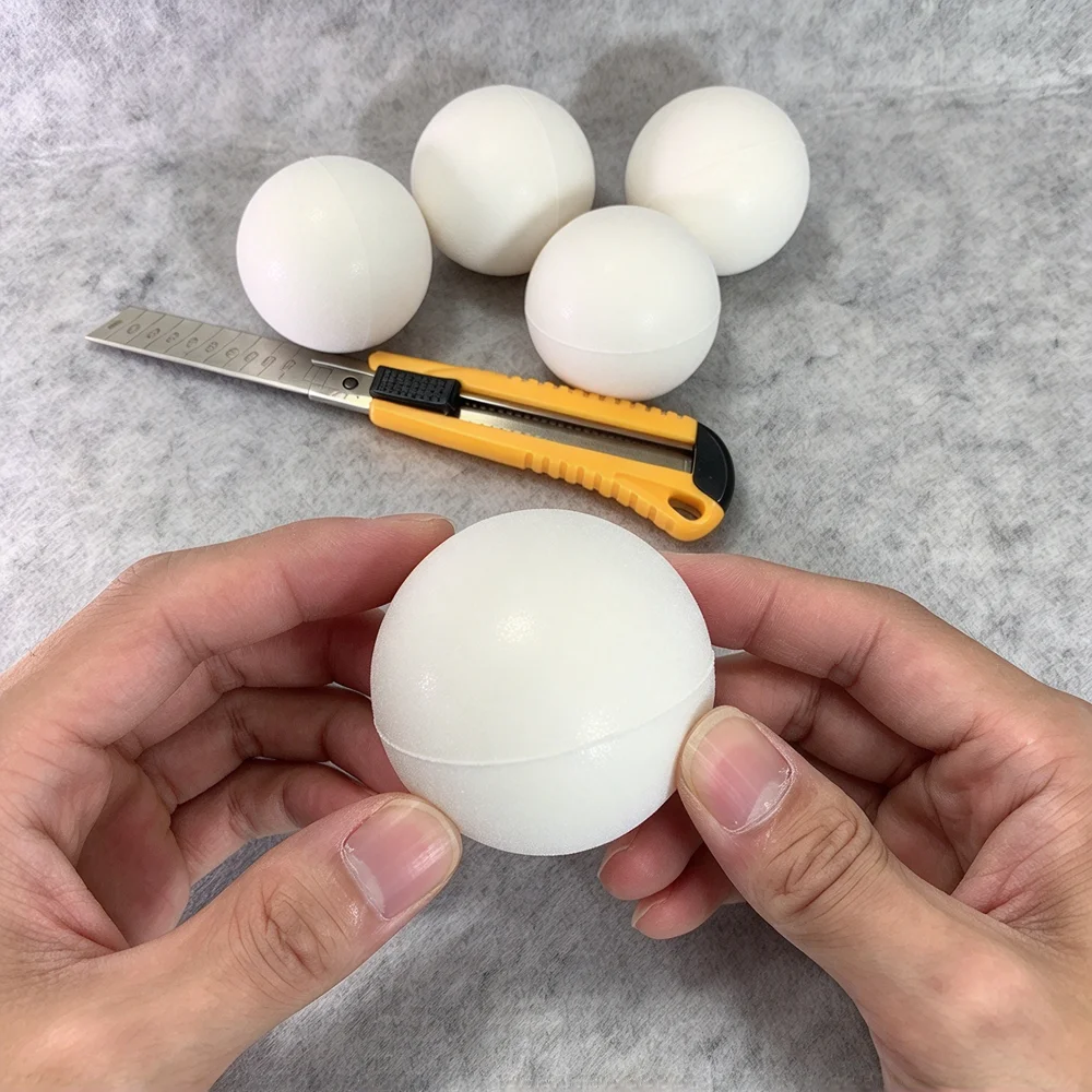10 15 18 20 22 25 28 30-50mm White Solid Rubber Ball Bouncy Ball High Elastic Wear Resistant Industrial Vibrating Screen Balls