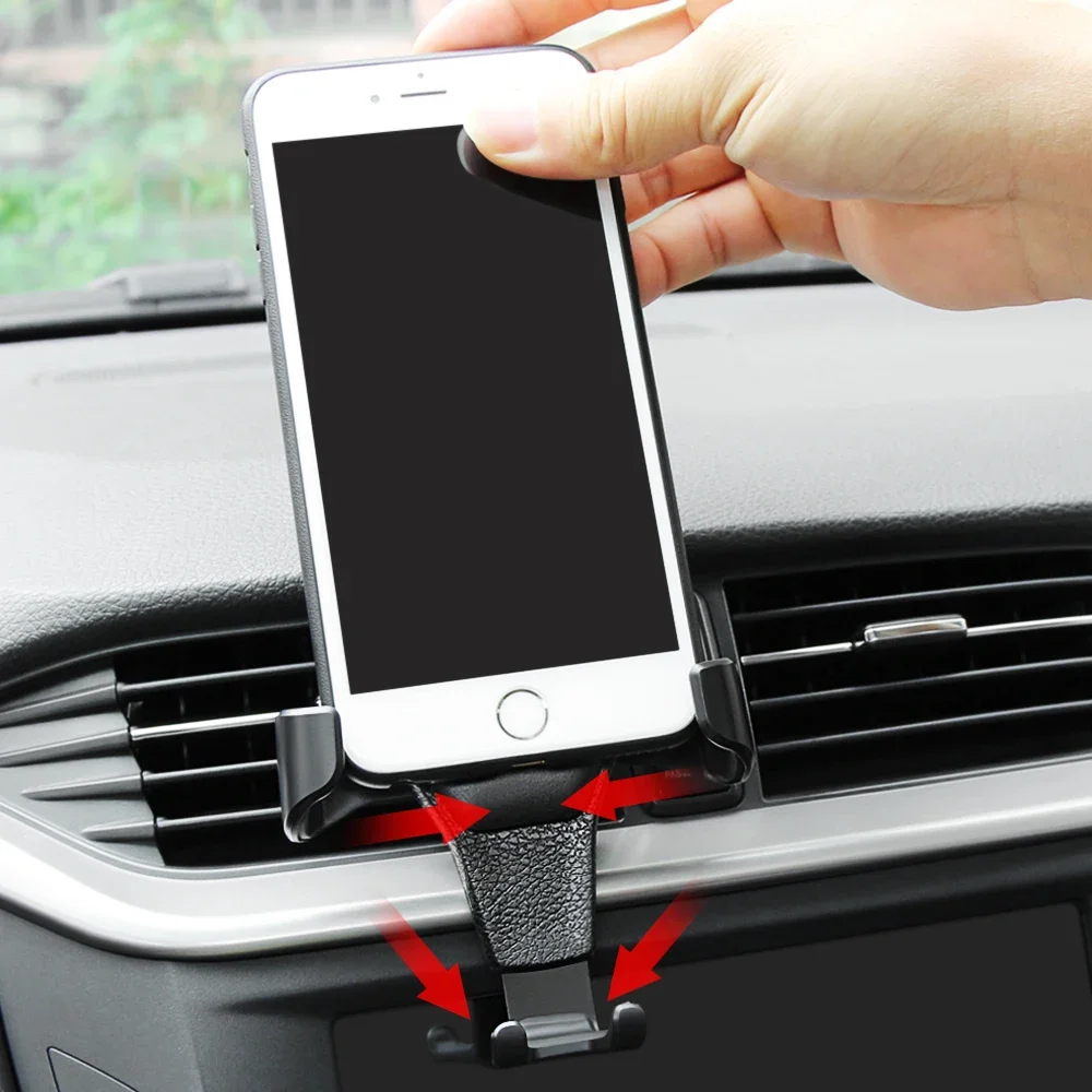 Car Phone Holder Car Air Vent Clip Mount Holder Support for VW volkswagen transporter golf 7 touareg golf 4 polo t4 t5 t6 arteon