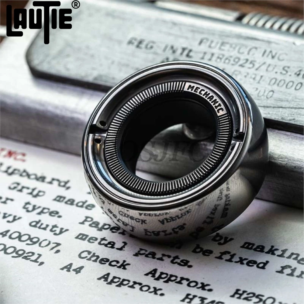 LAUTIE EDC Mechanic-C Ring Spinner Spy Wars Series