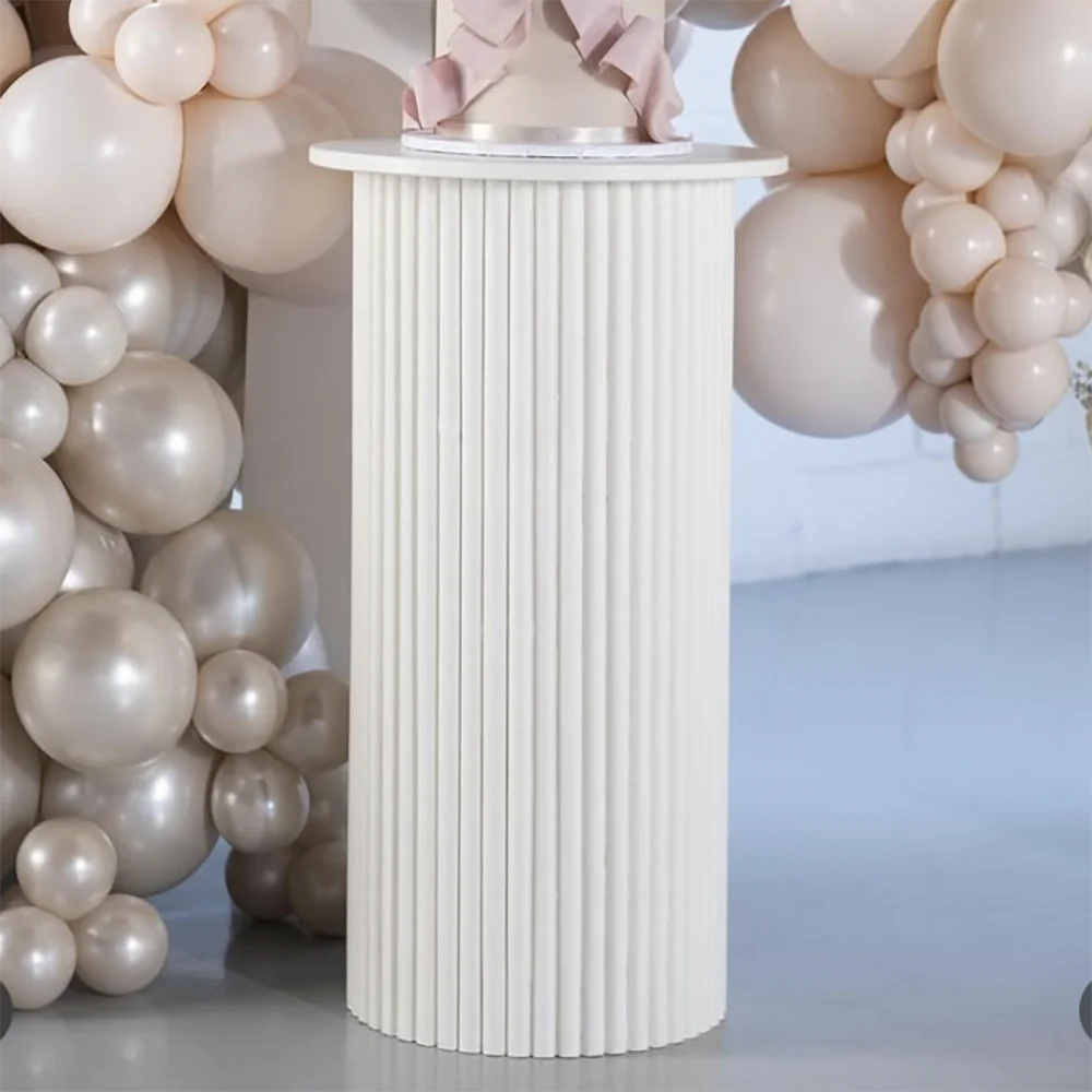 Handmade acrylic cake plinth stand cylinder pedestal display table wedding events decor for cake dessert flower riser image 3