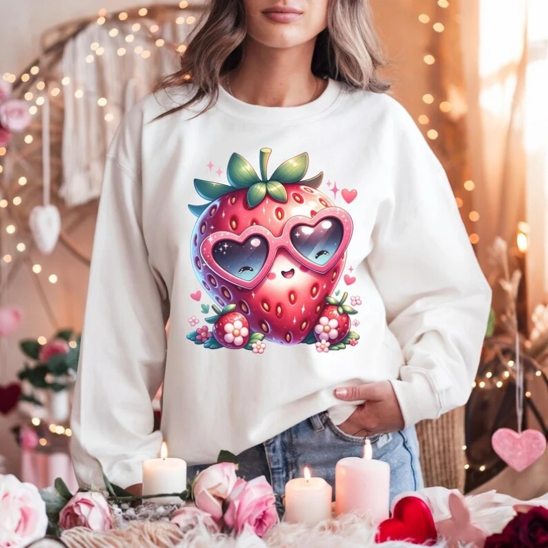 الصينية Coquette القوس البرتقالي Kawaii الحمضيات التسامي تصميم لطيف سعيد السنة القمرية الجديدة Clipart صورة الحرارية هوديي البلوز #5