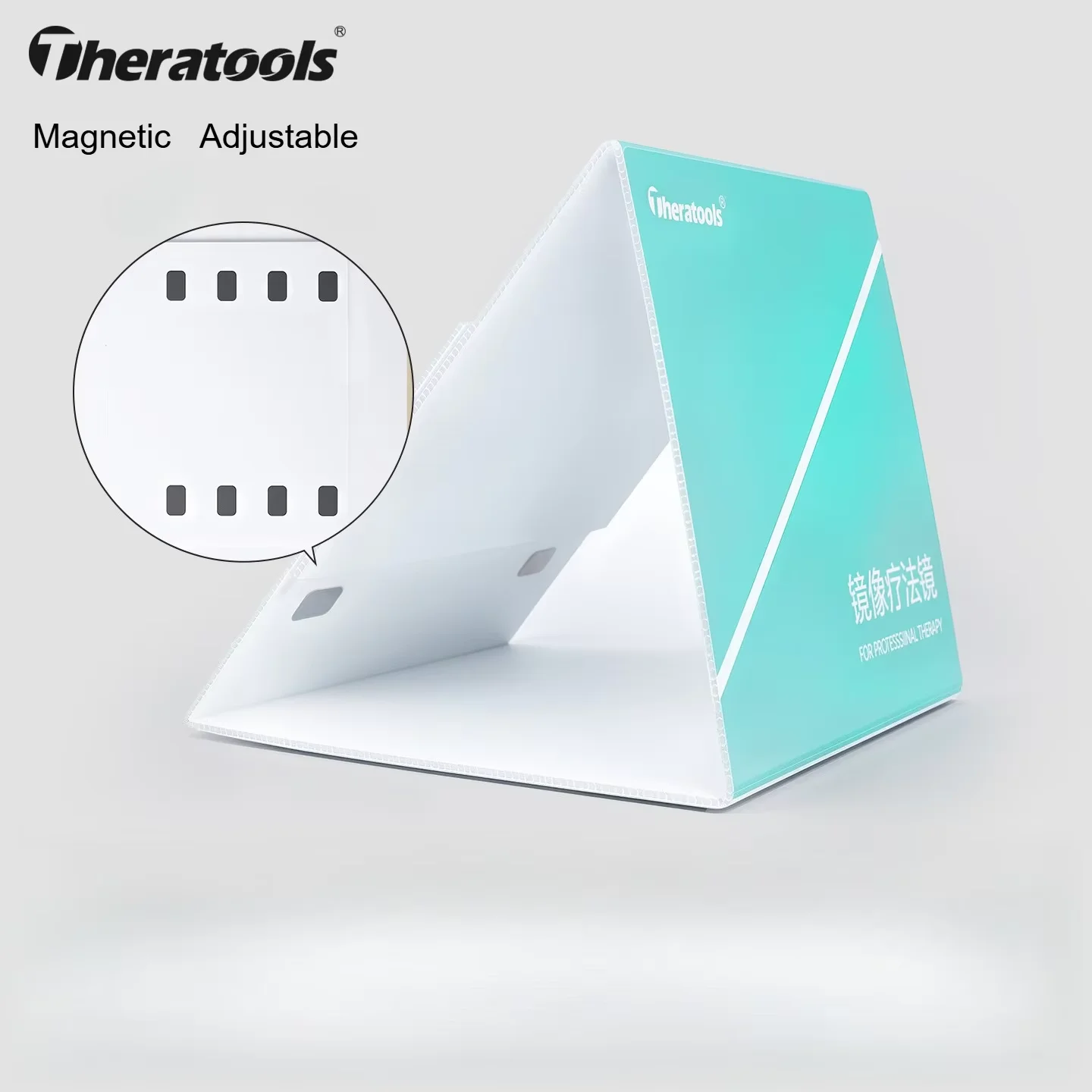 Caja de terapia de espejo para rehabilitación de accidentes cerebrovasculares para ampulación de piernas Dispositivo de terapia profesional para ejercicio de manos Neurones de espejo para