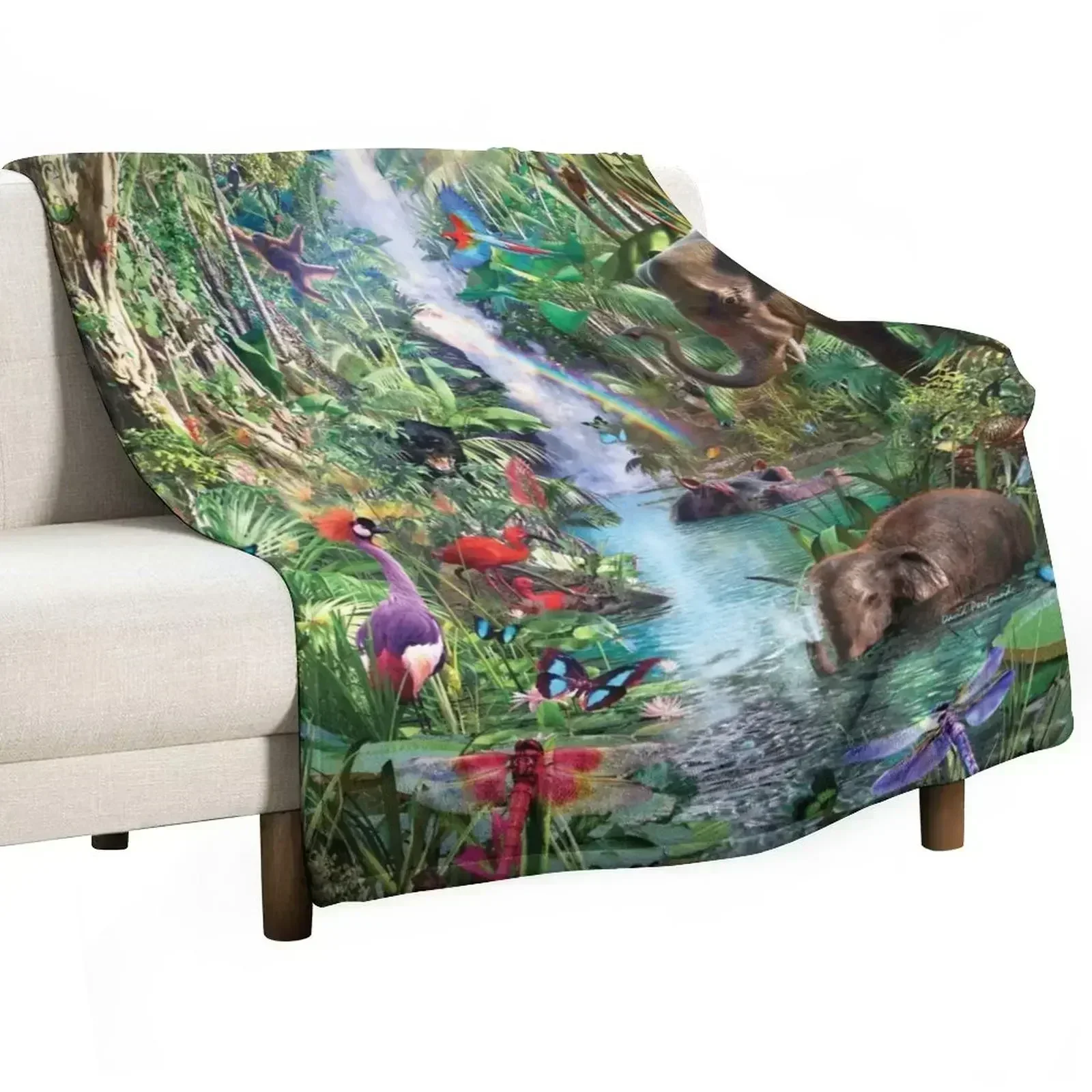

Jungle Book Throw Blanket Cozy Throw Blanket for Bed Sofa Chair