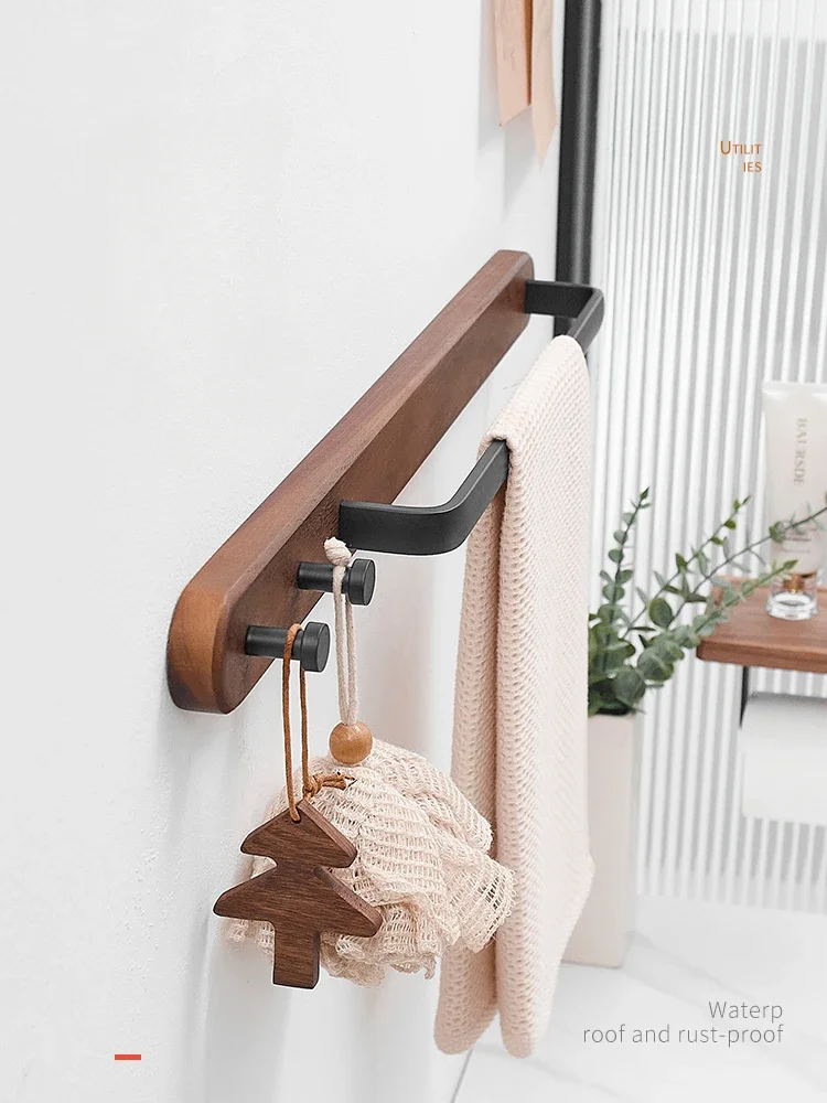 

Towel rack, non perforated bathroom storage rack, bathroom toilet