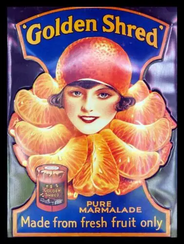 GOLDEN SHRED , Retro Metal Plaque/Sign, Pub, Bar, Man Cave, tin sign