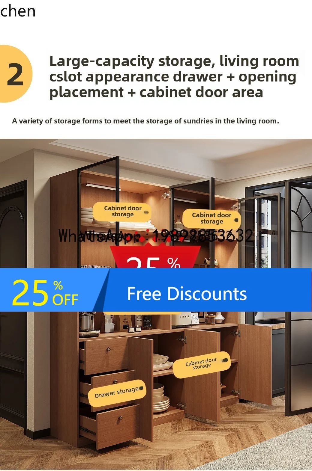 

solid wood against the wall integrated storage retro narrow side living room storage antique wine cabinet