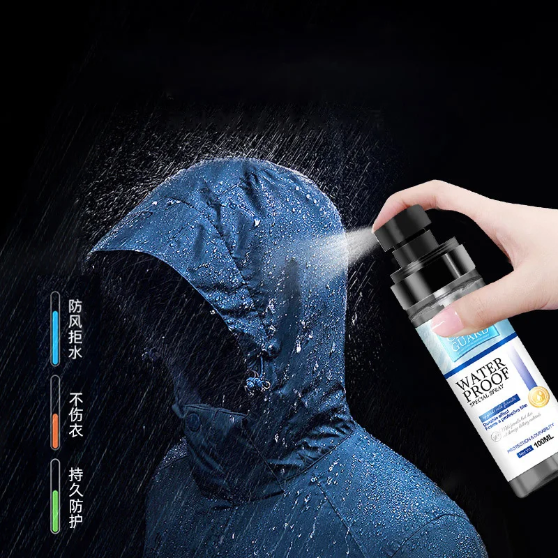 Imagem -02 - Impermeável Nano Coating Spray para Roupas Jacket Cleaning Spray Impermeável Hidrofóbico Antifouling Repelente de Água Reparação