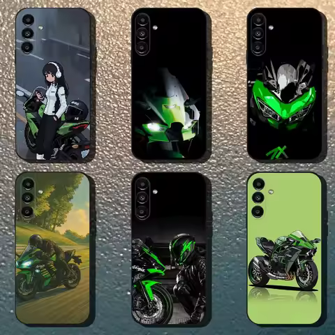 K-Kawasakis Car Phone Case For Samsung Galaxy A13,A21s,A22,A31,A32,A52,A53,A71,A80,Soft Black Shell