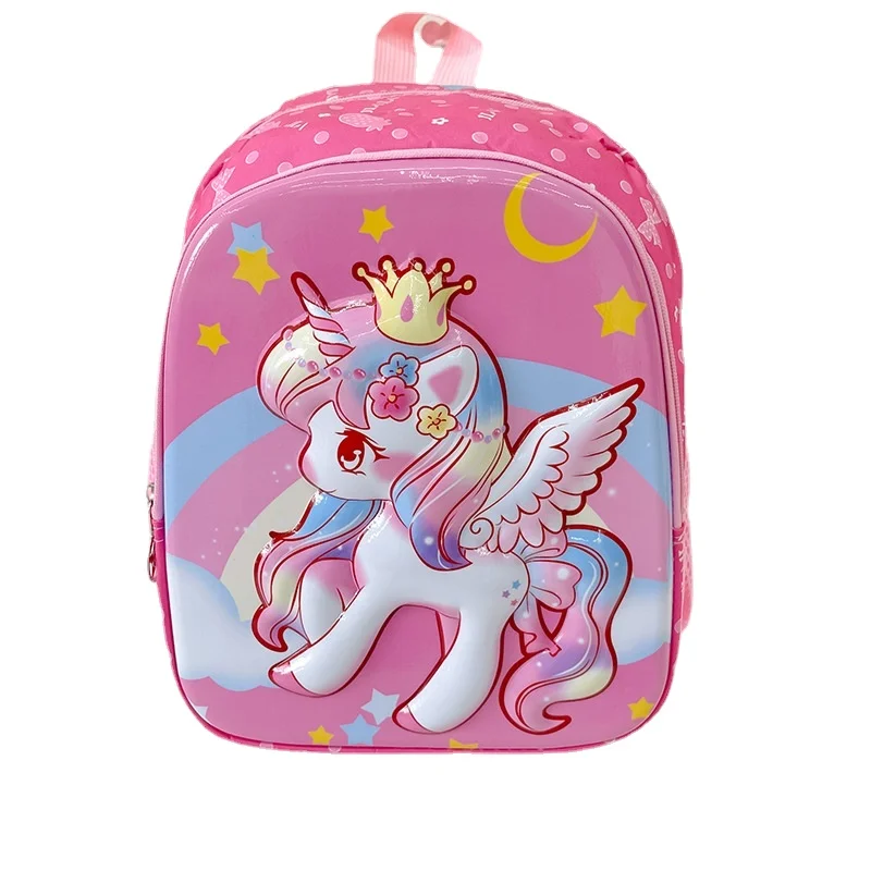 3D EVA Hardshell Children Cartoon Small Backpacks In Kindergarten New Sweet Girls Unicorn Boys Elephant Fashion School Bags Hot