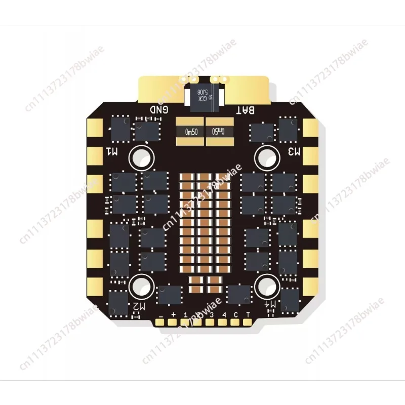 32-bit 4 in 1 Brushless ESC, 8S 100A 8S 120A 12S 100A 12S 120A High Current Electronic Speed Controller for RC Model Aircraft