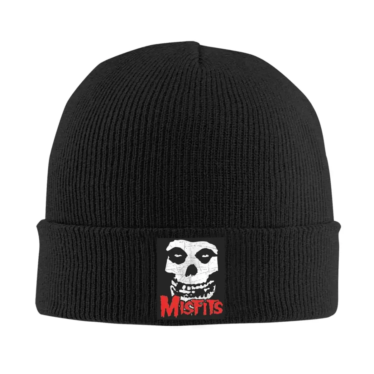 Misfits Skull Warm Knitted Cap Fashion Bonnet Hat Autumn Winter Outdoor Beanies Hats for Men Women Adult