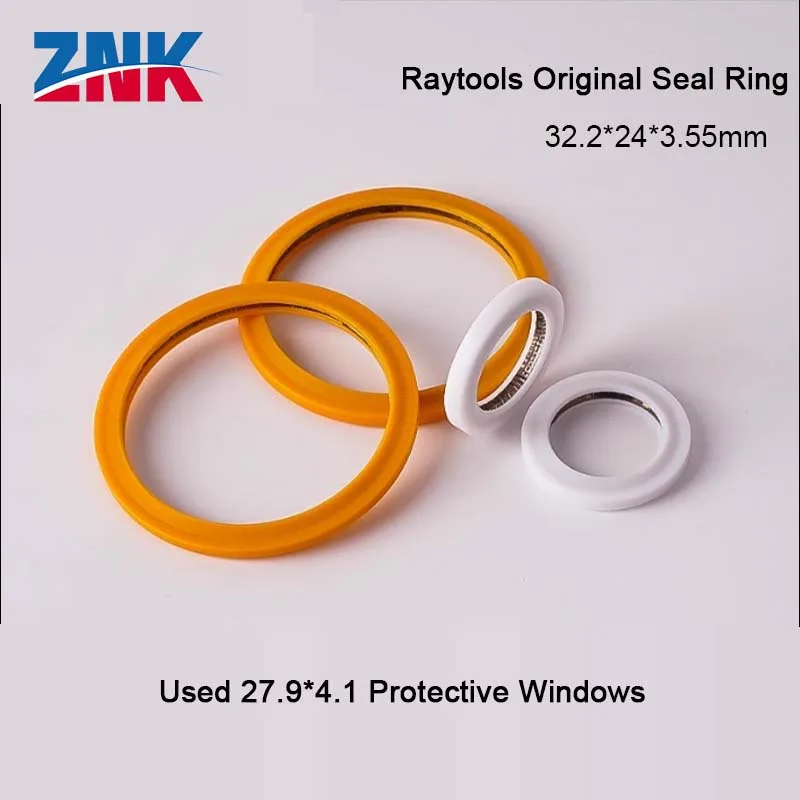 ZNK Raytools Original Seal Ring 32.2*24*3.55mm For Raytools Protection Lens Used On BM110 BT230 BT240 Raytools Fiber Laser Head