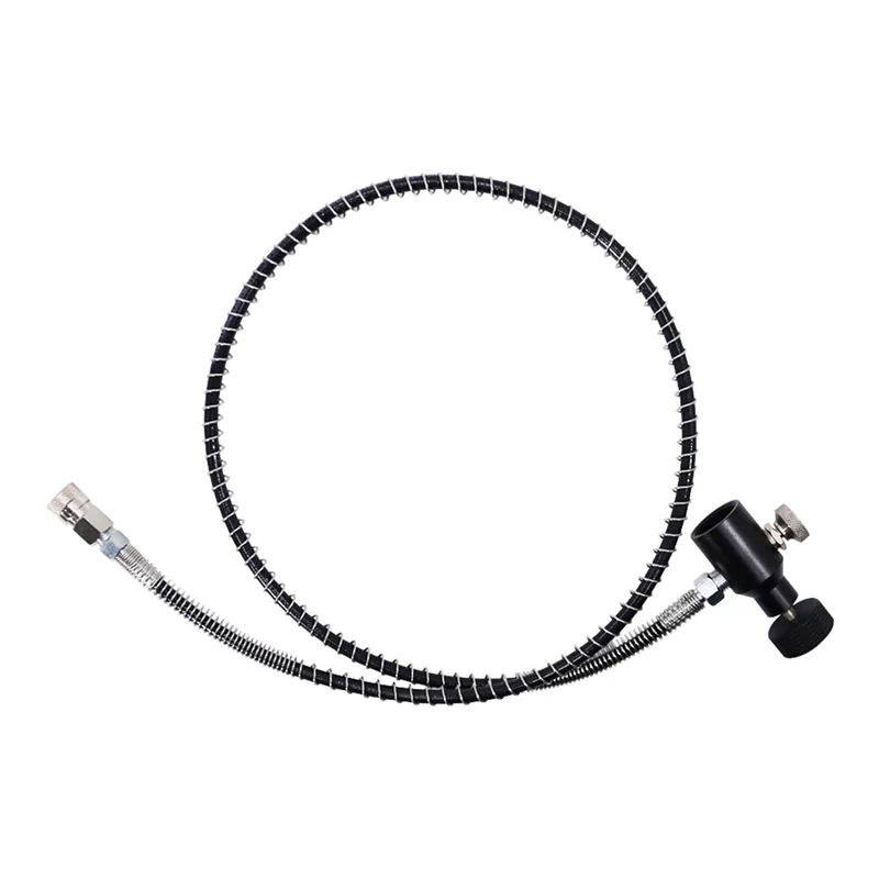 Adaptador de estação de preenchimento N08R PCP com linha de mangueira de 37 polegadas para ar de alta pressão ou CO2