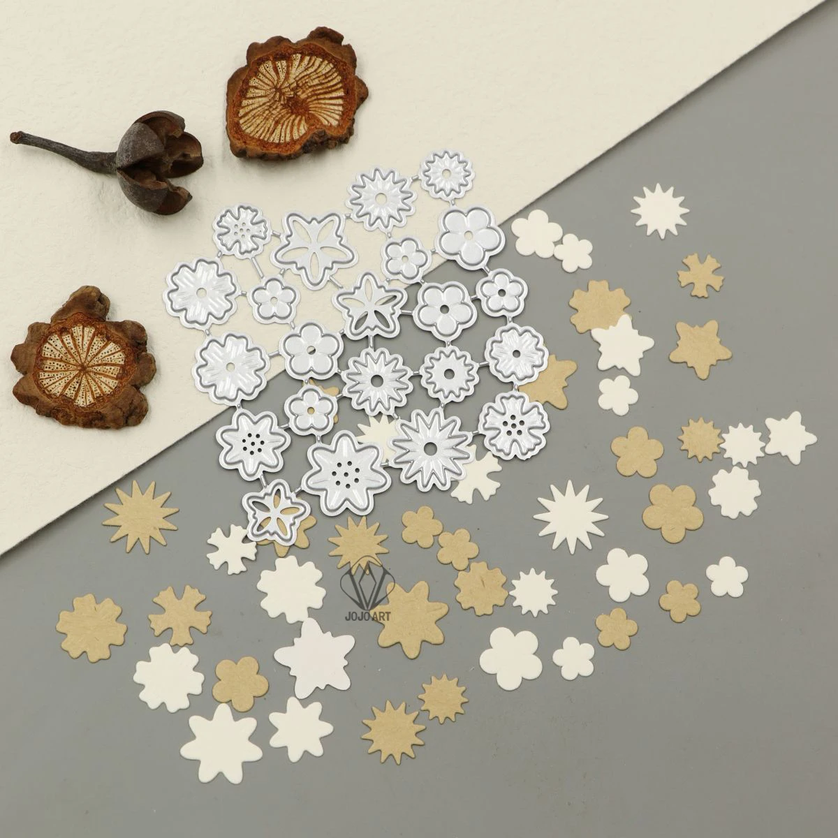 Mini Petal Flower Metal Cutting Dies for Scrapbooking DIY Album Educational Embossing Greeting Card Die Cuts 3D Flowers 2023 New