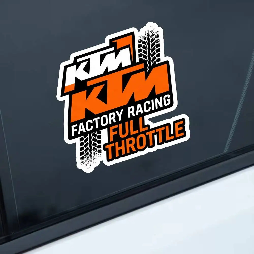 

Водонепроницаемые наклейки Ktm для украшения автомобильных окон, мотоциклов и компьютеров.